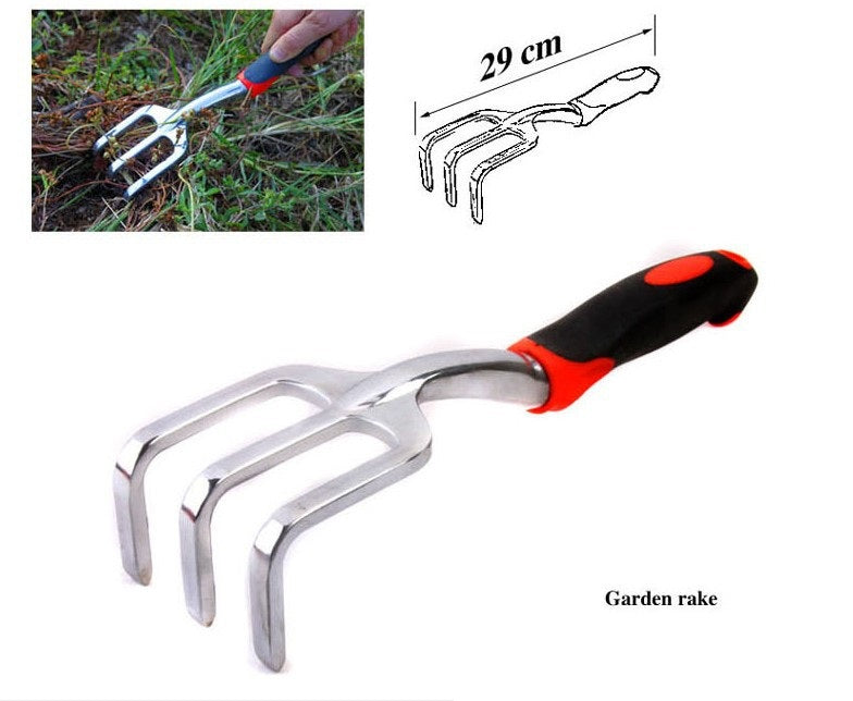 LM Center's Mini Bonsai Tools Gardening Hand Tools Kit with Tote Bag Elbow Branch Nail Rake Spade Spraying Pot for Gardeners